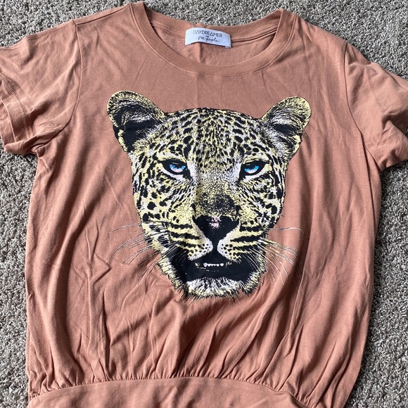 Daydreamer Leopard Print Tee Body Suit - Picture 3 of 9